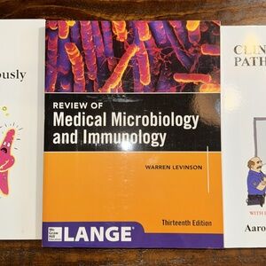 Set of 3 textbooks (paperback). Never used, perfect condition!